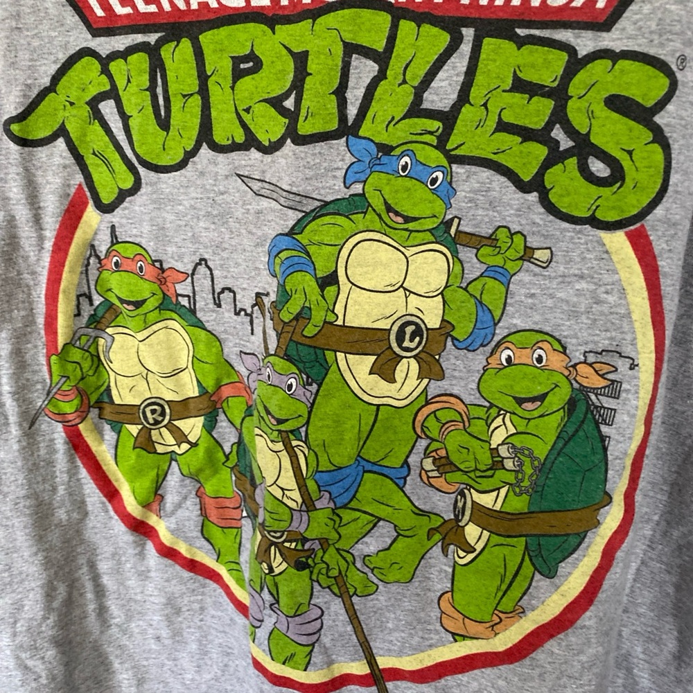 Nickelodeon Gray TMNT T-Shirt